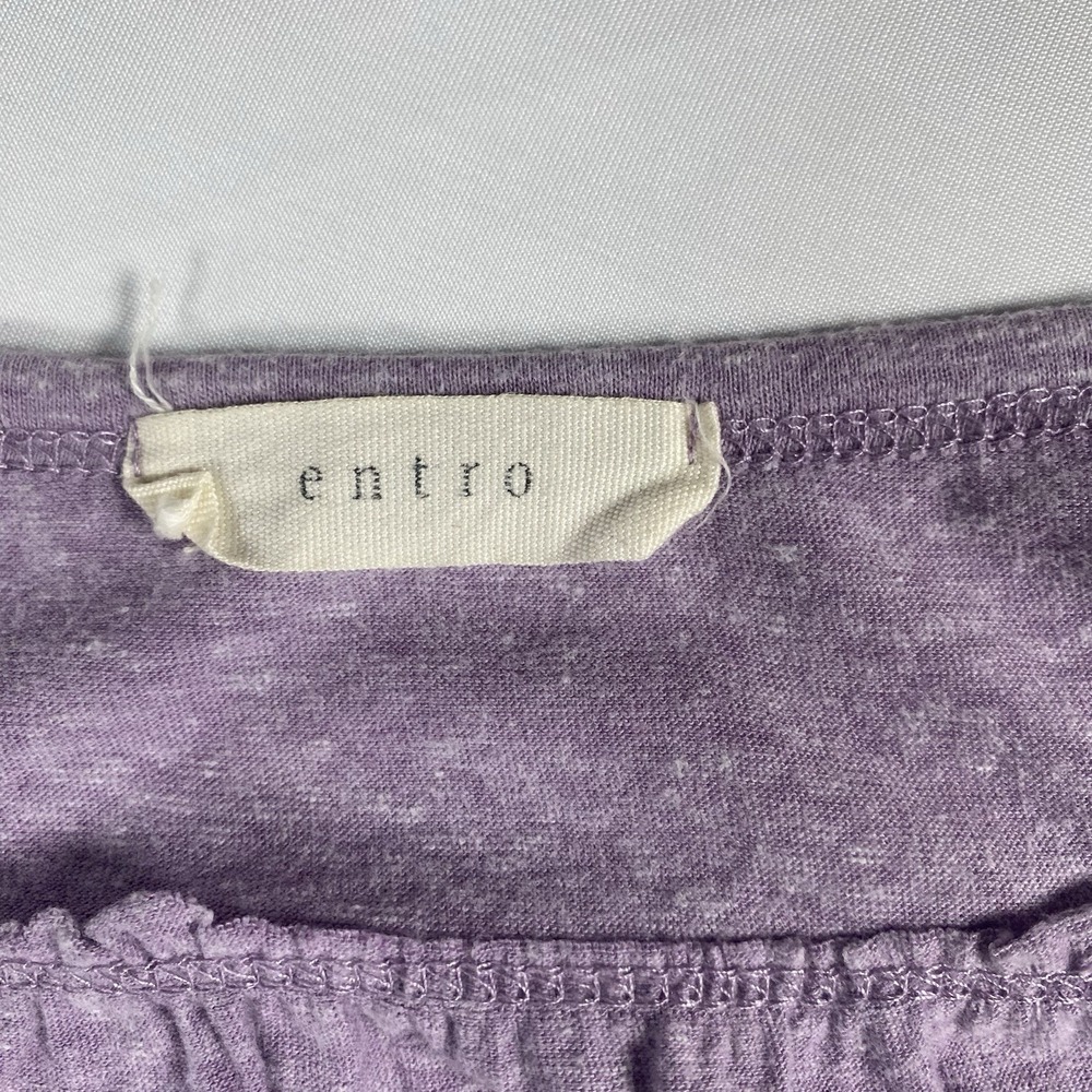 Entro pretty and basic Lavender top size XL - Picture 2 of 6